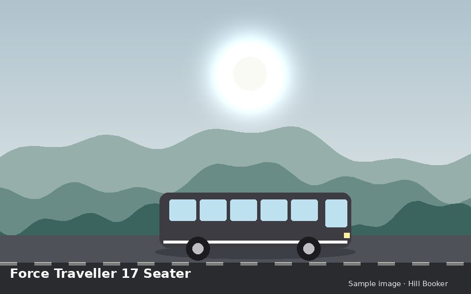 Force Traveller 17 Seater, Thekkady