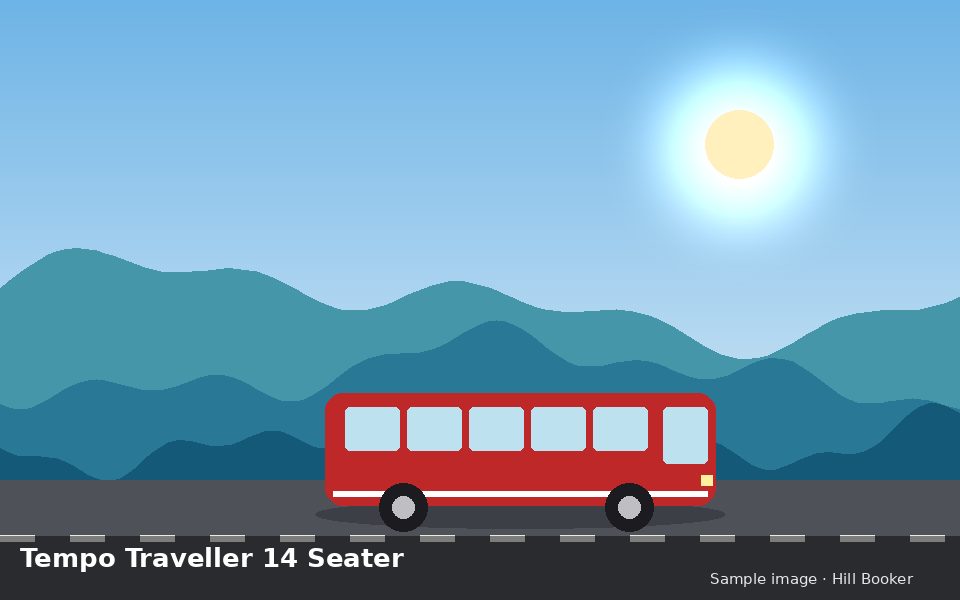 Tempo Traveller 14 Seater, Coorg